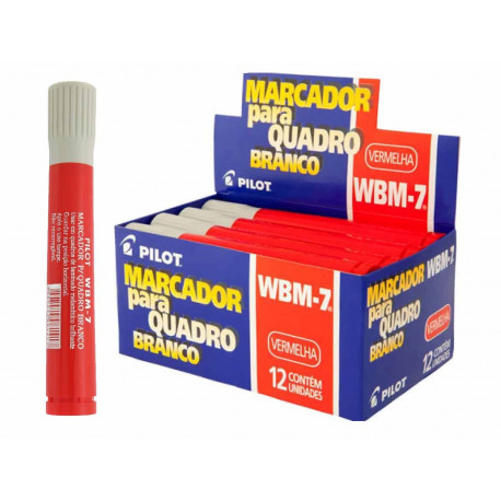 Marcador_Quadro_Branco_Pilot_Vermelho